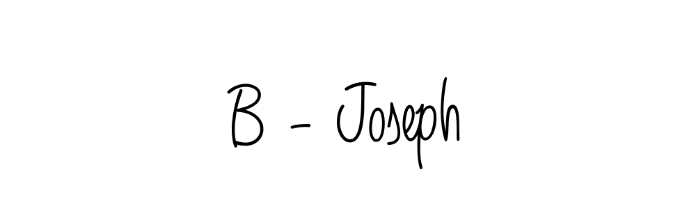Make a beautiful signature design for name B - Joseph. Use this online signature maker to create a handwritten signature for free. B - Joseph signature style 5 images and pictures png