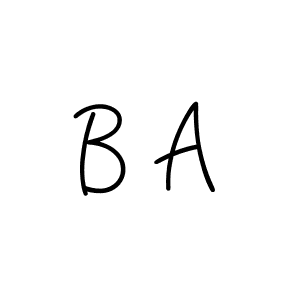 Create a beautiful signature design for name B A. With this signature (Angelique-Rose-font-FFP) fonts, you can make a handwritten signature for free. B A signature style 5 images and pictures png