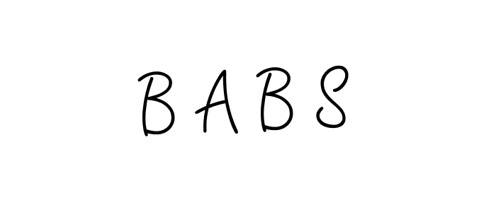 if you are searching for the best signature style for your name B A B S. so please give up your signature search. here we have designed multiple signature styles  using Angelique-Rose-font-FFP. B A B S signature style 5 images and pictures png