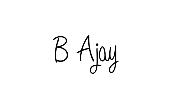 Make a beautiful signature design for name B Ajay. Use this online signature maker to create a handwritten signature for free. B Ajay signature style 5 images and pictures png
