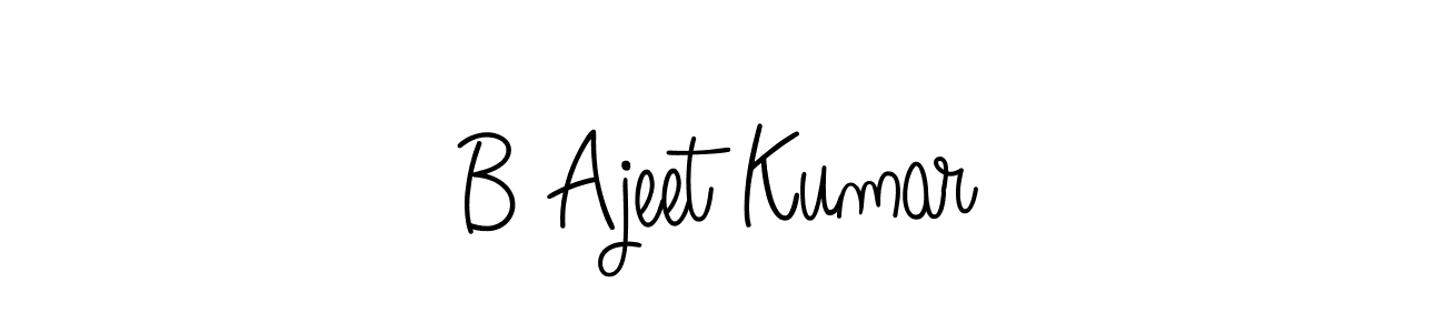 Similarly Angelique-Rose-font-FFP is the best handwritten signature design. Signature creator online .You can use it as an online autograph creator for name B Ajeet Kumar. B Ajeet Kumar signature style 5 images and pictures png