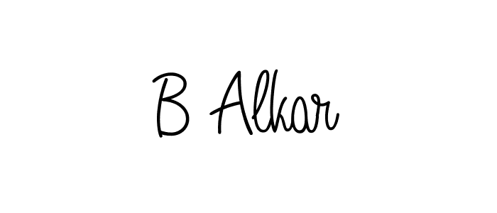 Make a beautiful signature design for name B Alkar. Use this online signature maker to create a handwritten signature for free. B Alkar signature style 5 images and pictures png