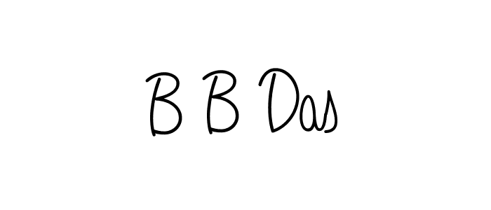 The best way (Angelique-Rose-font-FFP) to make a short signature is to pick only two or three words in your name. The name B B Das include a total of six letters. For converting this name. B B Das signature style 5 images and pictures png