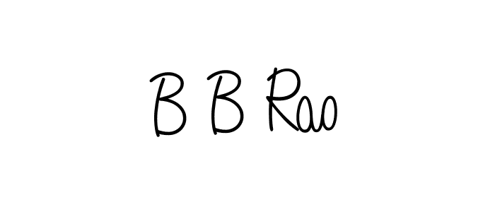 if you are searching for the best signature style for your name B B Rao. so please give up your signature search. here we have designed multiple signature styles  using Angelique-Rose-font-FFP. B B Rao signature style 5 images and pictures png