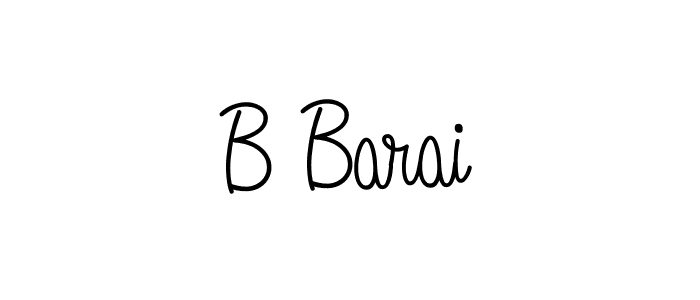 Best and Professional Signature Style for B Barai. Angelique-Rose-font-FFP Best Signature Style Collection. B Barai signature style 5 images and pictures png