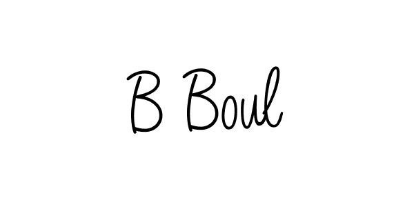 Angelique-Rose-font-FFP is a professional signature style that is perfect for those who want to add a touch of class to their signature. It is also a great choice for those who want to make their signature more unique. Get B Boul name to fancy signature for free. B Boul signature style 5 images and pictures png