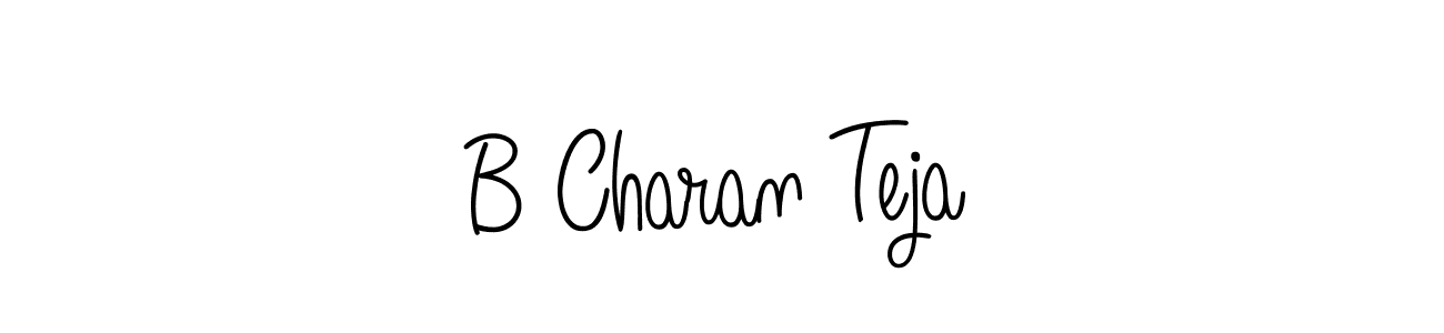 B Charan Teja stylish signature style. Best Handwritten Sign (Angelique-Rose-font-FFP) for my name. Handwritten Signature Collection Ideas for my name B Charan Teja. B Charan Teja signature style 5 images and pictures png