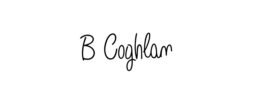 Use a signature maker to create a handwritten signature online. With this signature software, you can design (Angelique-Rose-font-FFP) your own signature for name B Coghlan. B Coghlan signature style 5 images and pictures png