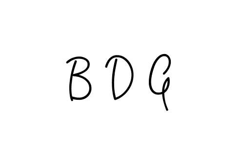 Use a signature maker to create a handwritten signature online. With this signature software, you can design (Angelique-Rose-font-FFP) your own signature for name B D G. B D G signature style 5 images and pictures png