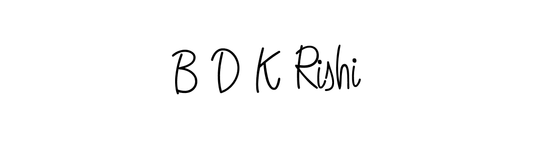 Make a beautiful signature design for name B D K Rishi. Use this online signature maker to create a handwritten signature for free. B D K Rishi signature style 5 images and pictures png