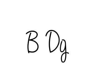 Design your own signature with our free online signature maker. With this signature software, you can create a handwritten (Angelique-Rose-font-FFP) signature for name B Dg. B Dg signature style 5 images and pictures png