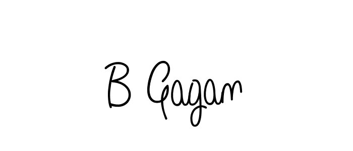 Best and Professional Signature Style for B Gagan. Angelique-Rose-font-FFP Best Signature Style Collection. B Gagan signature style 5 images and pictures png