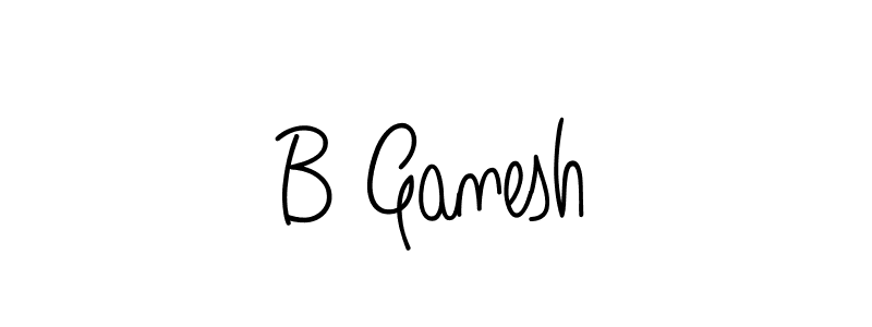 Make a beautiful signature design for name B Ganesh. Use this online signature maker to create a handwritten signature for free. B Ganesh signature style 5 images and pictures png