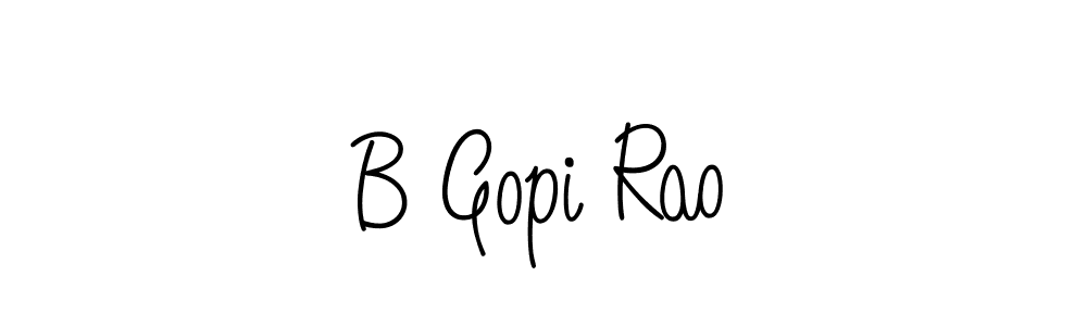 Make a beautiful signature design for name B Gopi Rao. Use this online signature maker to create a handwritten signature for free. B Gopi Rao signature style 5 images and pictures png