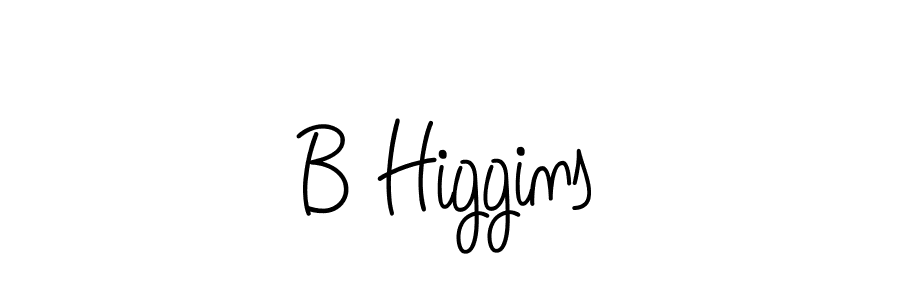 Also we have B Higgins name is the best signature style. Create professional handwritten signature collection using Angelique-Rose-font-FFP autograph style. B Higgins signature style 5 images and pictures png