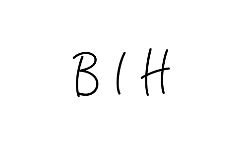 Also we have B I H name is the best signature style. Create professional handwritten signature collection using Angelique-Rose-font-FFP autograph style. B I H signature style 5 images and pictures png