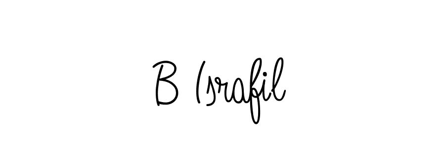 How to make B Israfil signature? Angelique-Rose-font-FFP is a professional autograph style. Create handwritten signature for B Israfil name. B Israfil signature style 5 images and pictures png