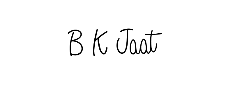 Once you've used our free online signature maker to create your best signature Angelique-Rose-font-FFP style, it's time to enjoy all of the benefits that B K Jaat name signing documents. B K Jaat signature style 5 images and pictures png