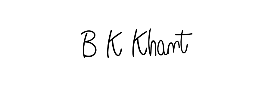 Make a short B K Khant signature style. Manage your documents anywhere anytime using Angelique-Rose-font-FFP. Create and add eSignatures, submit forms, share and send files easily. B K Khant signature style 5 images and pictures png