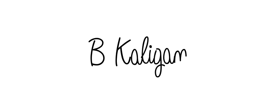 Also we have B Kaligan name is the best signature style. Create professional handwritten signature collection using Angelique-Rose-font-FFP autograph style. B Kaligan signature style 5 images and pictures png