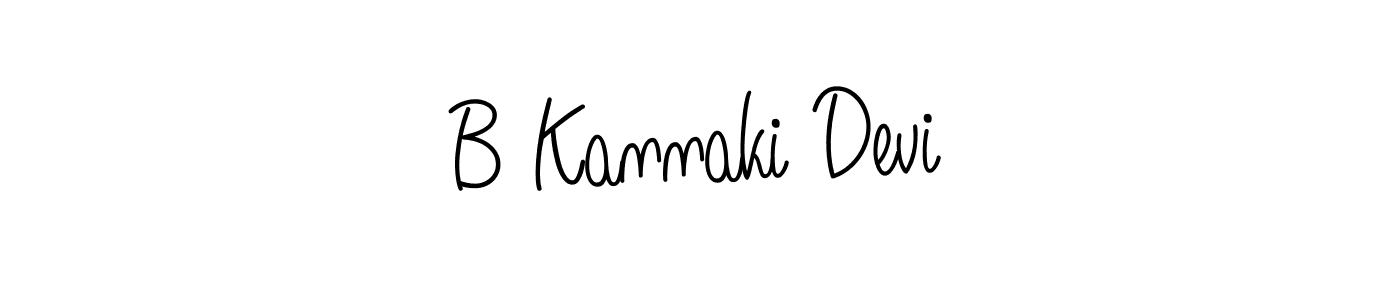 Make a beautiful signature design for name B Kannaki Devi. Use this online signature maker to create a handwritten signature for free. B Kannaki Devi signature style 5 images and pictures png