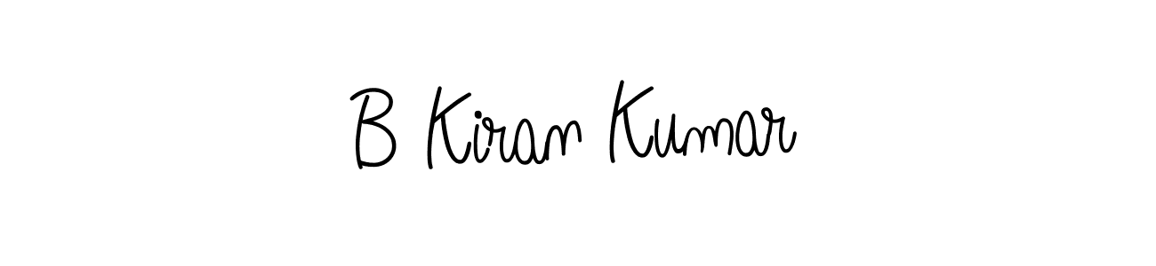 B Kiran Kumar stylish signature style. Best Handwritten Sign (Angelique-Rose-font-FFP) for my name. Handwritten Signature Collection Ideas for my name B Kiran Kumar. B Kiran Kumar signature style 5 images and pictures png