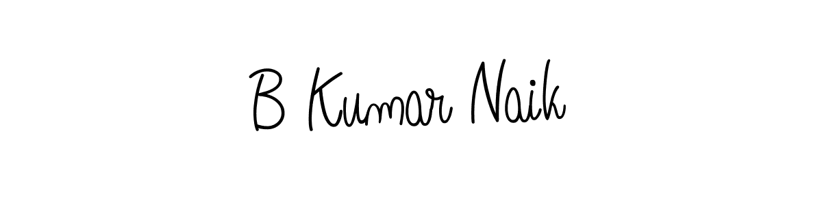 B Kumar Naik stylish signature style. Best Handwritten Sign (Angelique-Rose-font-FFP) for my name. Handwritten Signature Collection Ideas for my name B Kumar Naik. B Kumar Naik signature style 5 images and pictures png