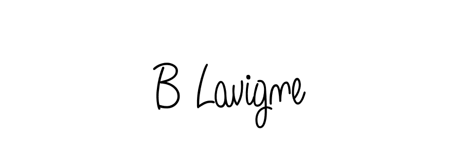 Create a beautiful signature design for name B Lavigne. With this signature (Angelique-Rose-font-FFP) fonts, you can make a handwritten signature for free. B Lavigne signature style 5 images and pictures png