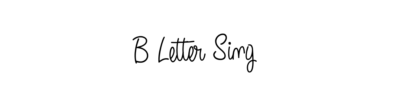 Make a beautiful signature design for name B Letter Sing. With this signature (Angelique-Rose-font-FFP) style, you can create a handwritten signature for free. B Letter Sing signature style 5 images and pictures png