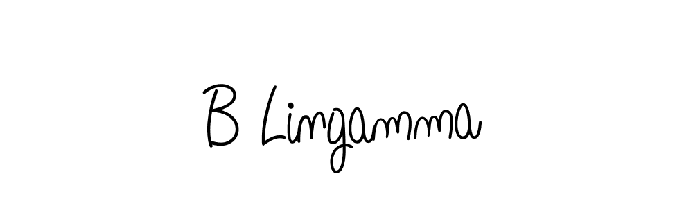 How to Draw B Lingamma signature style? Angelique-Rose-font-FFP is a latest design signature styles for name B Lingamma. B Lingamma signature style 5 images and pictures png