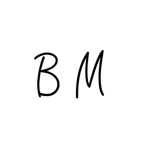 Make a beautiful signature design for name B M. With this signature (Angelique-Rose-font-FFP) style, you can create a handwritten signature for free. B M signature style 5 images and pictures png