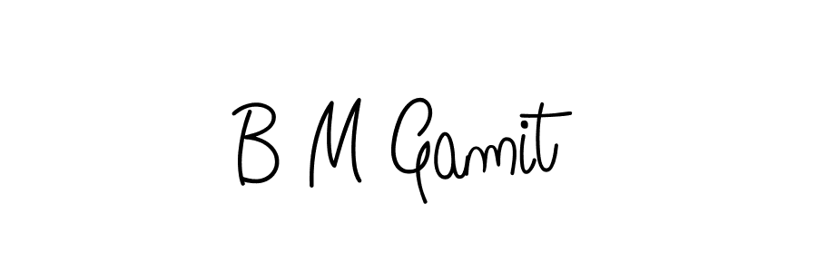 Best and Professional Signature Style for B M Gamit. Angelique-Rose-font-FFP Best Signature Style Collection. B M Gamit signature style 5 images and pictures png