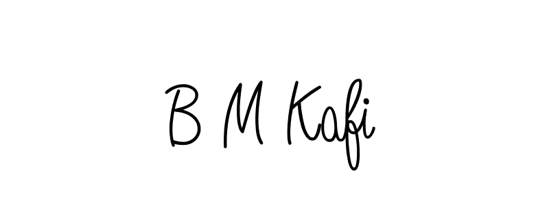 Create a beautiful signature design for name B M Kafi. With this signature (Angelique-Rose-font-FFP) fonts, you can make a handwritten signature for free. B M Kafi signature style 5 images and pictures png