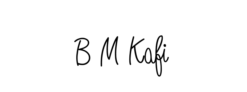 Also we have B M Kafi name is the best signature style. Create professional handwritten signature collection using Angelique-Rose-font-FFP autograph style. B M Kafi signature style 5 images and pictures png