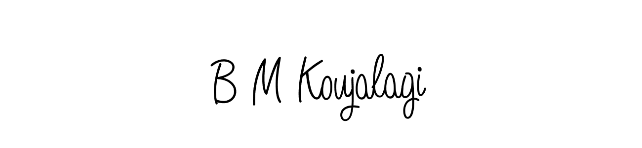 You can use this online signature creator to create a handwritten signature for the name B M Koujalagi. This is the best online autograph maker. B M Koujalagi signature style 5 images and pictures png