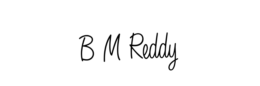 How to make B M Reddy signature? Angelique-Rose-font-FFP is a professional autograph style. Create handwritten signature for B M Reddy name. B M Reddy signature style 5 images and pictures png