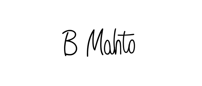 if you are searching for the best signature style for your name B Mahto. so please give up your signature search. here we have designed multiple signature styles  using Angelique-Rose-font-FFP. B Mahto signature style 5 images and pictures png