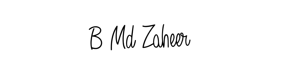 It looks lik you need a new signature style for name B Md Zaheer. Design unique handwritten (Angelique-Rose-font-FFP) signature with our free signature maker in just a few clicks. B Md Zaheer signature style 5 images and pictures png