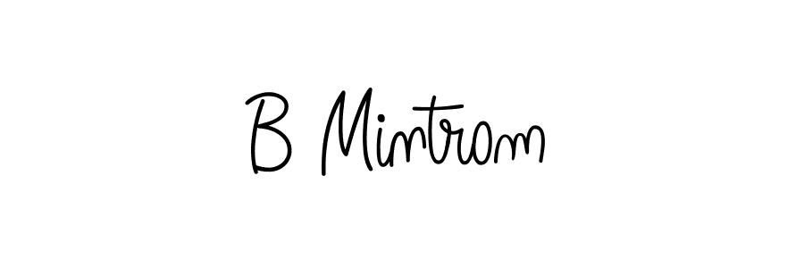 if you are searching for the best signature style for your name B Mintrom. so please give up your signature search. here we have designed multiple signature styles  using Angelique-Rose-font-FFP. B Mintrom signature style 5 images and pictures png