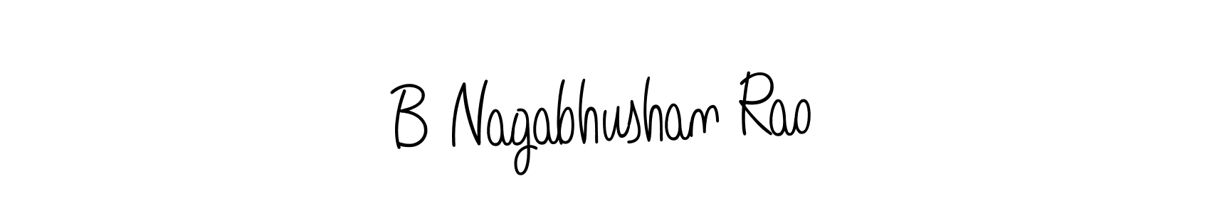How to make B Nagabhushan Rao signature? Angelique-Rose-font-FFP is a professional autograph style. Create handwritten signature for B Nagabhushan Rao name. B Nagabhushan Rao signature style 5 images and pictures png