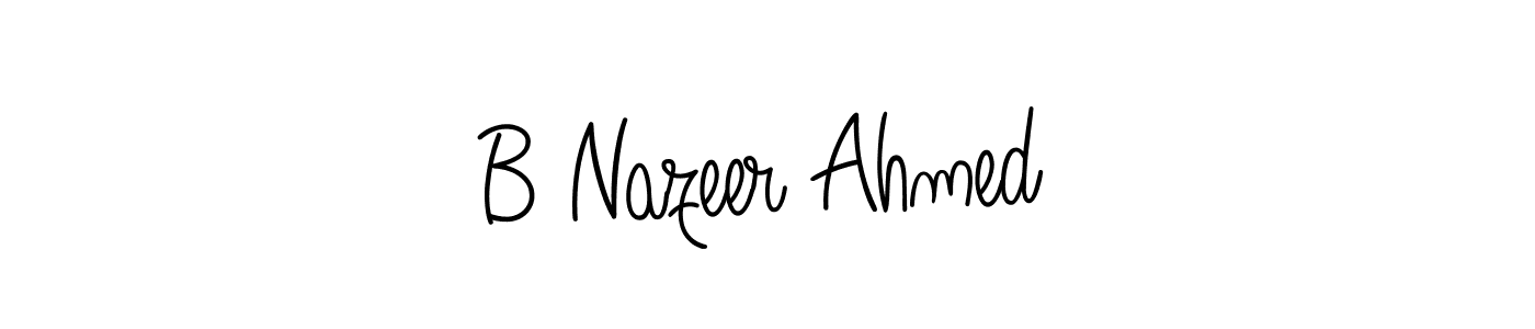 Here are the top 10 professional signature styles for the name B Nazeer Ahmed. These are the best autograph styles you can use for your name. B Nazeer Ahmed signature style 5 images and pictures png