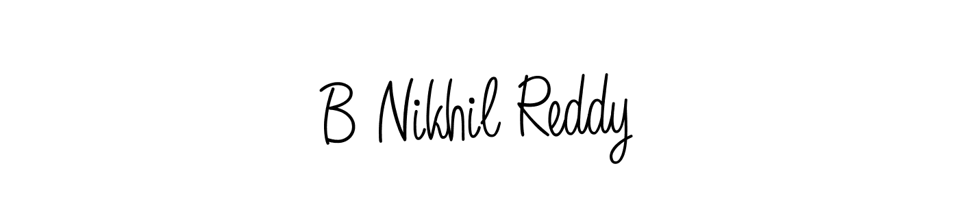 Also You can easily find your signature by using the search form. We will create B Nikhil Reddy name handwritten signature images for you free of cost using Angelique-Rose-font-FFP sign style. B Nikhil Reddy signature style 5 images and pictures png