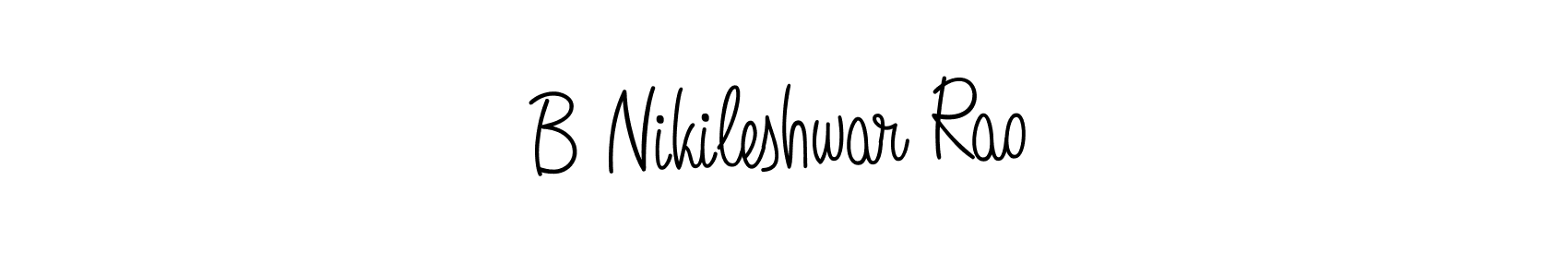 Make a short B Nikileshwar Rao signature style. Manage your documents anywhere anytime using Angelique-Rose-font-FFP. Create and add eSignatures, submit forms, share and send files easily. B Nikileshwar Rao signature style 5 images and pictures png