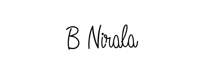 Also You can easily find your signature by using the search form. We will create B Nirala name handwritten signature images for you free of cost using Angelique-Rose-font-FFP sign style. B Nirala signature style 5 images and pictures png