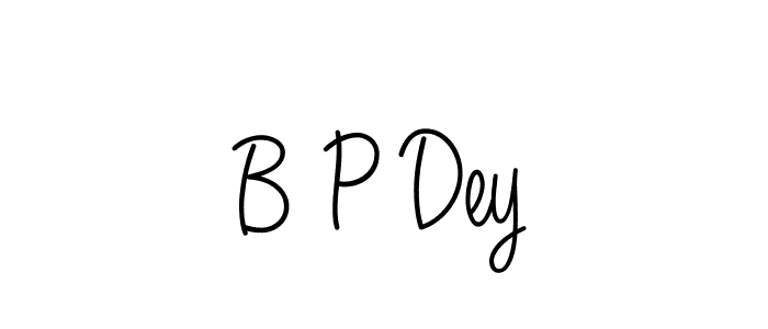 How to make B P Dey signature? Angelique-Rose-font-FFP is a professional autograph style. Create handwritten signature for B P Dey name. B P Dey signature style 5 images and pictures png