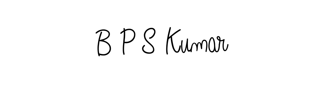 Create a beautiful signature design for name B P S Kumar. With this signature (Angelique-Rose-font-FFP) fonts, you can make a handwritten signature for free. B P S Kumar signature style 5 images and pictures png