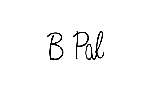 How to make B Pal signature? Angelique-Rose-font-FFP is a professional autograph style. Create handwritten signature for B Pal name. B Pal signature style 5 images and pictures png