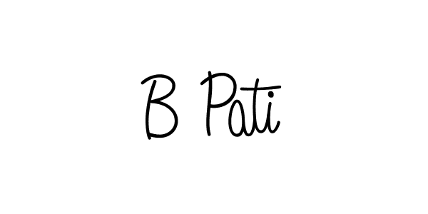 You can use this online signature creator to create a handwritten signature for the name B Pati. This is the best online autograph maker. B Pati signature style 5 images and pictures png