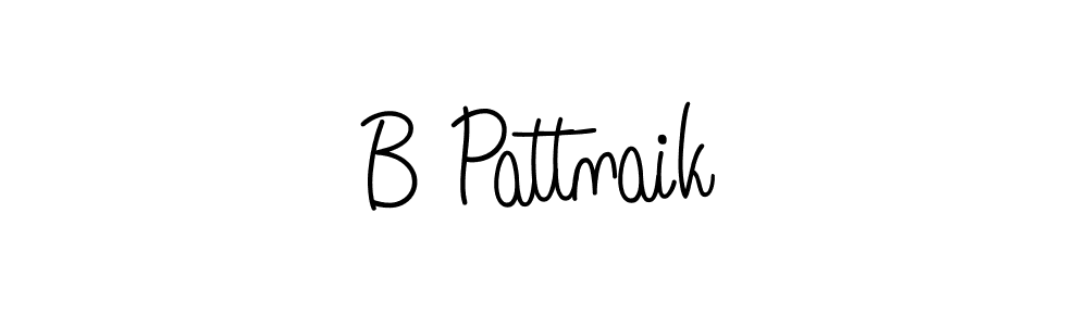 You should practise on your own different ways (Angelique-Rose-font-FFP) to write your name (B Pattnaik) in signature. don't let someone else do it for you. B Pattnaik signature style 5 images and pictures png