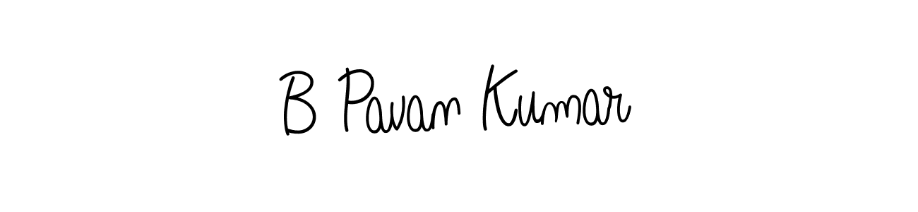 B Pavan Kumar stylish signature style. Best Handwritten Sign (Angelique-Rose-font-FFP) for my name. Handwritten Signature Collection Ideas for my name B Pavan Kumar. B Pavan Kumar signature style 5 images and pictures png